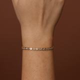 The Emerald Cut Lab Diamond Tennis Bracelet