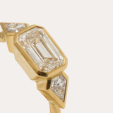 Velma with Lab Emerald Cut & Diamond Shape Diamonds