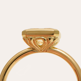 Bobbi Ring with Lab Emerald Cut Diamond