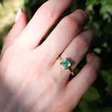 Esmeralda with Square Emerald Cut Emerald