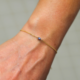 Eos Pear Shape Blue Sapphire Bracelet