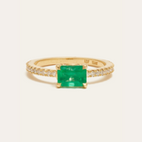 Zelda with Emerald Cut Emerald