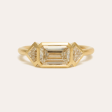 Velma with Lab Emerald Cut & Diamond Shape Diamonds