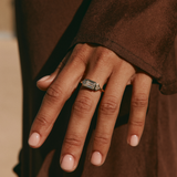 Velma with Lab Emerald Cut & Diamond Shape Diamonds