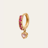 Heartbreak Huggie Pink Red Small