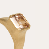 Nico Ring with Asscher Cut Morganite