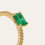 Zelda with Emerald Cut Emerald