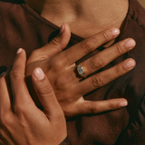 Velma with Lab Emerald Cut & Diamond Shape Diamonds