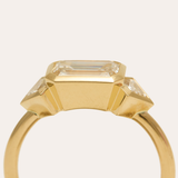 Velma with Lab Emerald Cut & Diamond Shape Diamonds