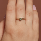 Coco with Heart Green Sapphire