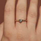 Coco with Heart Olive Sapphire