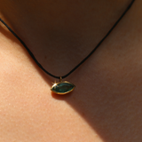 Olympia Necklace with Marquise Zambian Emerald