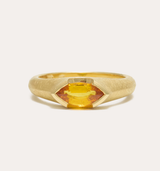 Athena Ring with Golden Sapphire