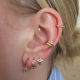 Heartbreak Huggie Pink Red Small