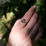 Ocean with Oval Teal Sapphire