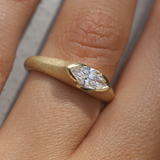 Athena with Natural Marquise Diamond