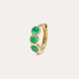 Piccolo Emerald Huggie Small