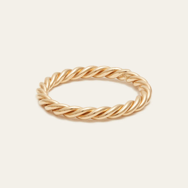 Chunky Helix Ring - 9ct Gold