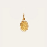 Oval St. Christopher Charm