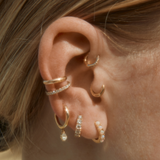 Diamond Huggie Extra Small