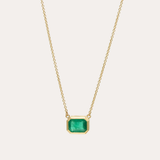 Hera Necklace with Zambian Emerald