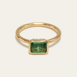 Esmeralda Zambian Emerald Solitaire 1.01ct - 18ct Gold