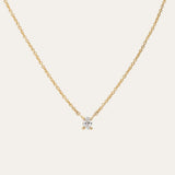 Lux Oval Diamond Necklace