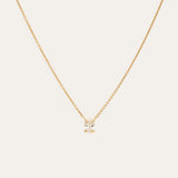 Lux Oval Diamond Necklace