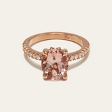 Rose 2.29ct Morganite Solitaire