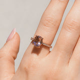 Rose 2.29ct Morganite Solitaire