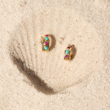 Cha Cha Huggie Ruby/Turquoise Small