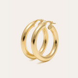 Super Chunky Tube Hoops Medium