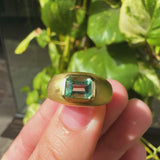 Goldie with Emerald Cut Emerald - 18ct Gold