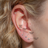 Neo 3pt Diamond Stud
