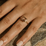 Azalea Pink Sapphire Solitaire