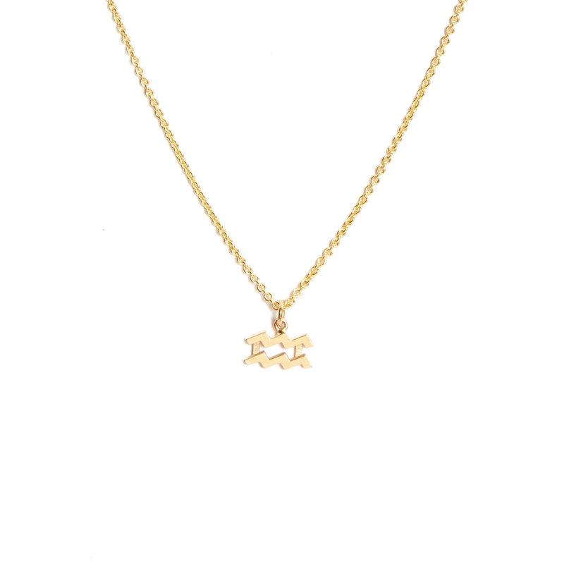 Zodiac Necklace - 9ct Gold