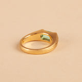 Romeo Ring with Colombian Emerald - 18ct Gold
