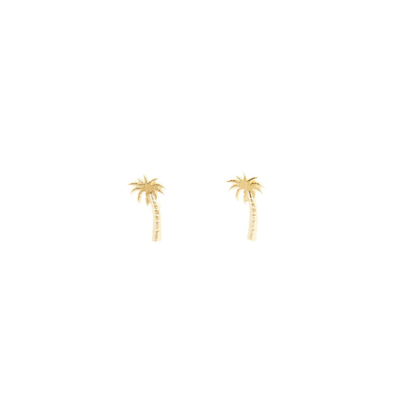 Palm Tree Stud - 9ct Gold