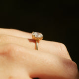 Vera Oval Diamond Solitaire - 18ct Gold