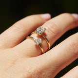 Vera Oval Diamond Solitaire - 18ct Gold