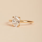 Vera Oval Diamond Solitaire - 18ct Gold