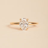 Vera Oval Diamond Solitaire - 18ct Gold