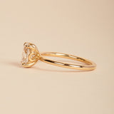 Vera Oval Diamond Solitaire - 18ct Gold