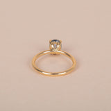 Atmos Blue Sapphire Solitaire - 18ct Gold