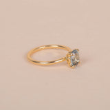 Atmos Blue Sapphire Solitaire - 18ct Gold