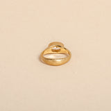 Nico Ring with Natural Moval Diamond - 18ct Gold