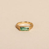 Nico Ring with 0.88ct Colombian Emerald