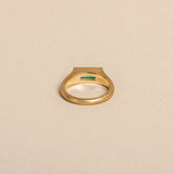 Nico Ring with 0.88ct Colombian Emerald