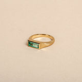 Nico Ring with 0.88ct Colombian Emerald