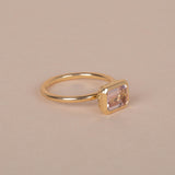 Azalea Pink Sapphire Solitaire
